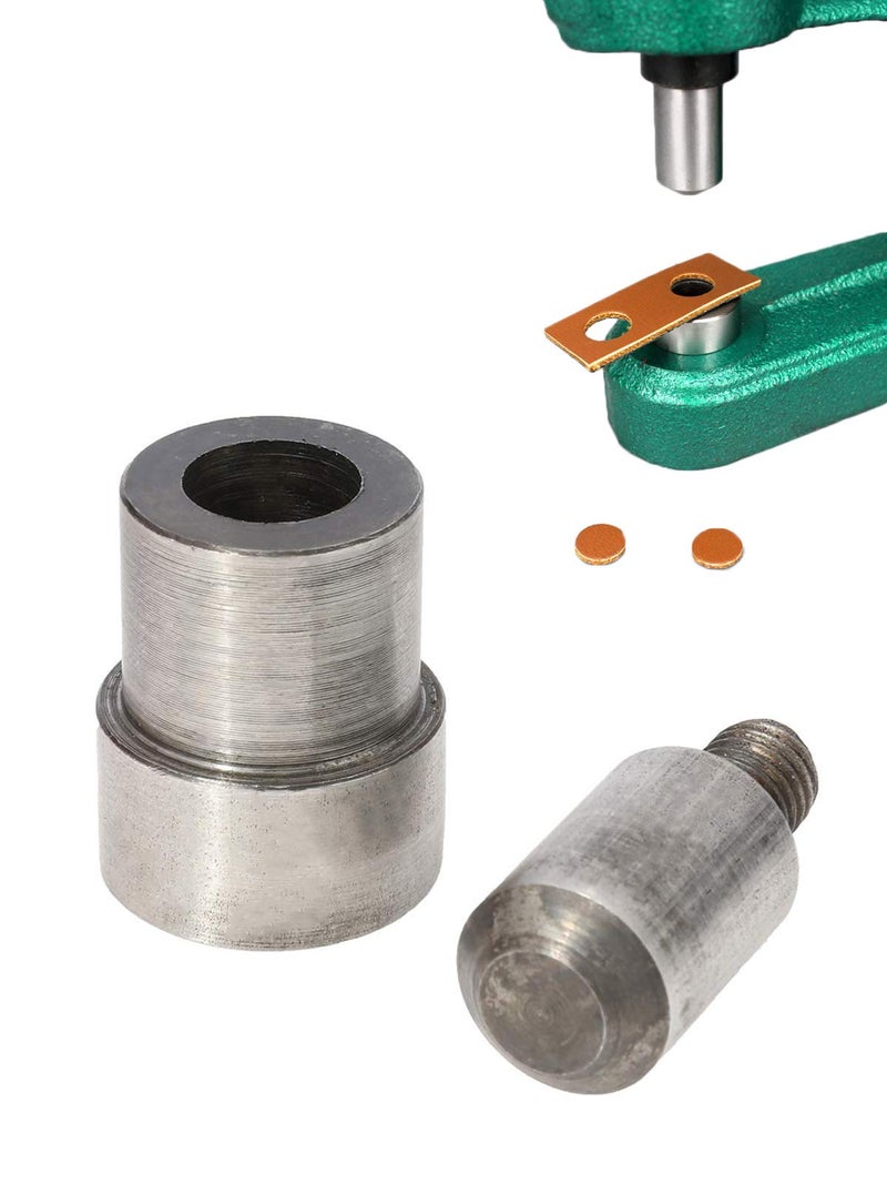 BEAMNOVA Punching Die for Hand Press Grommet Machine Eyelet Hole Punch Tool (6mm (1/4 inch), Pointed (for Material of 1-9mm Thickness)) - Image 1